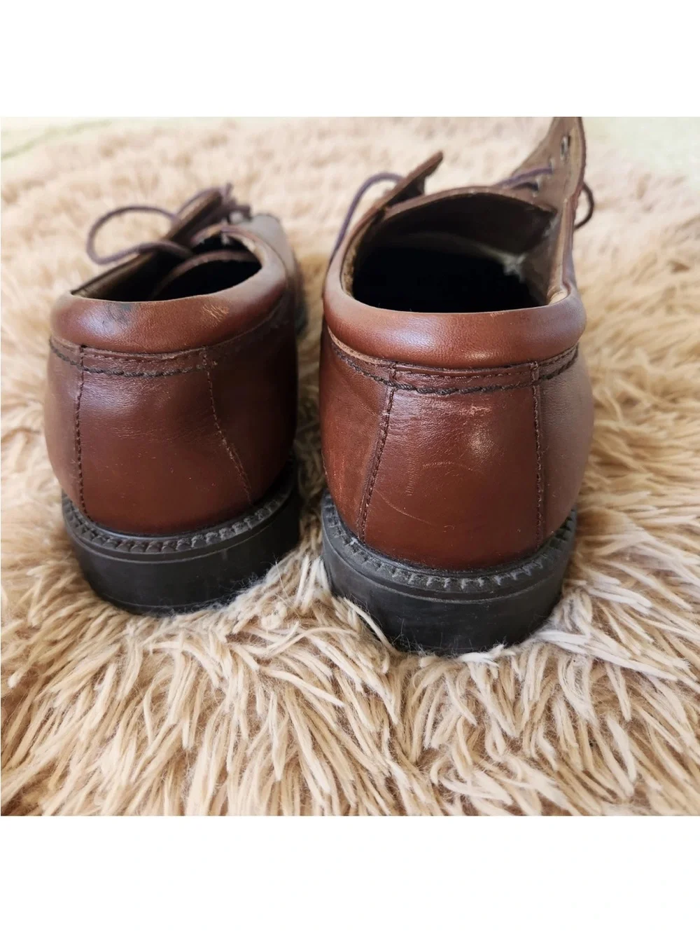Dockers Men's Gordon Leather Cap Toe Oxford Dress Shoes Brown Size 12M